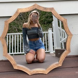 Bell sleeve top! I bought from a small boutique.